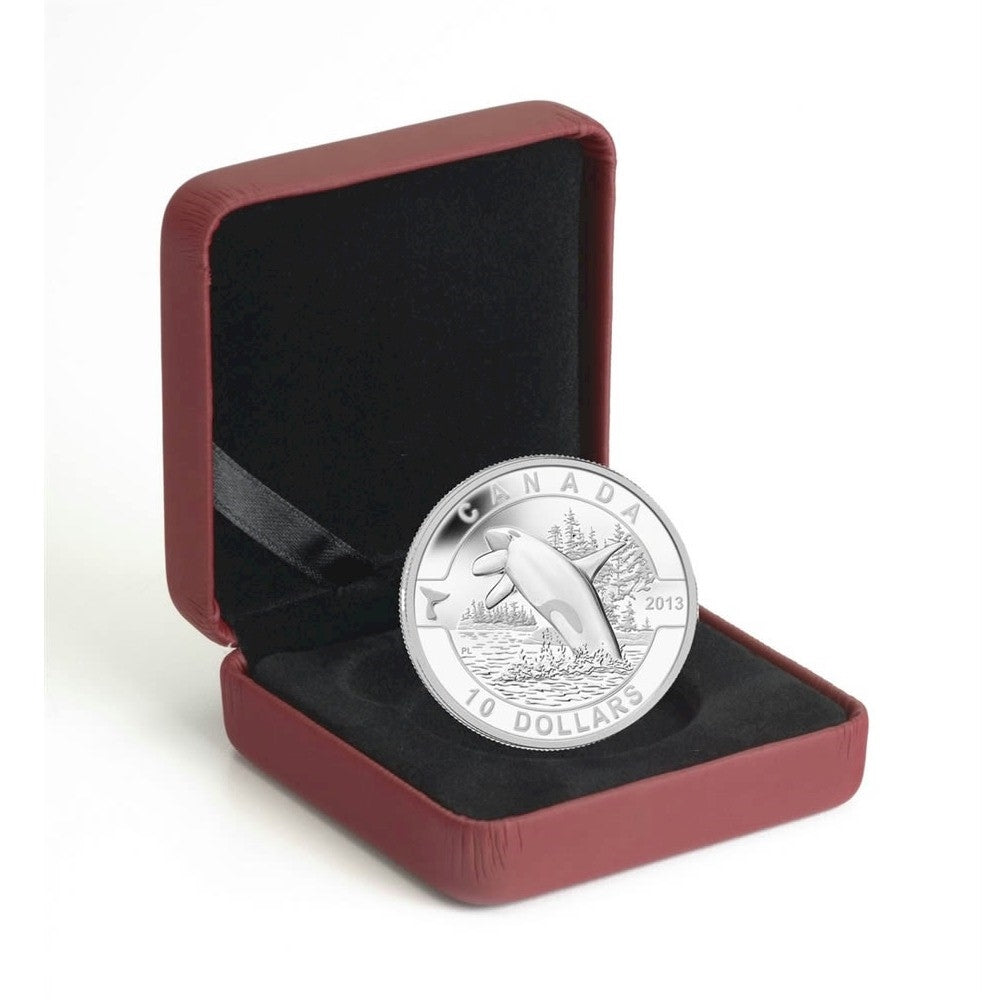 2013 $10 O Canada - Orca (#10) Fine Silver (TAX Exempt)