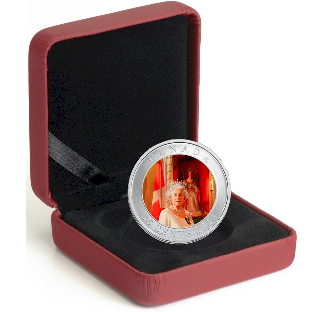 2013 Canada 25-cent Her Majesty Queen Elizabeth II Coronation