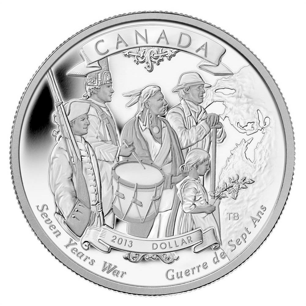 2013 Canada End of the 7 Years War Limited Edition Proof Silver