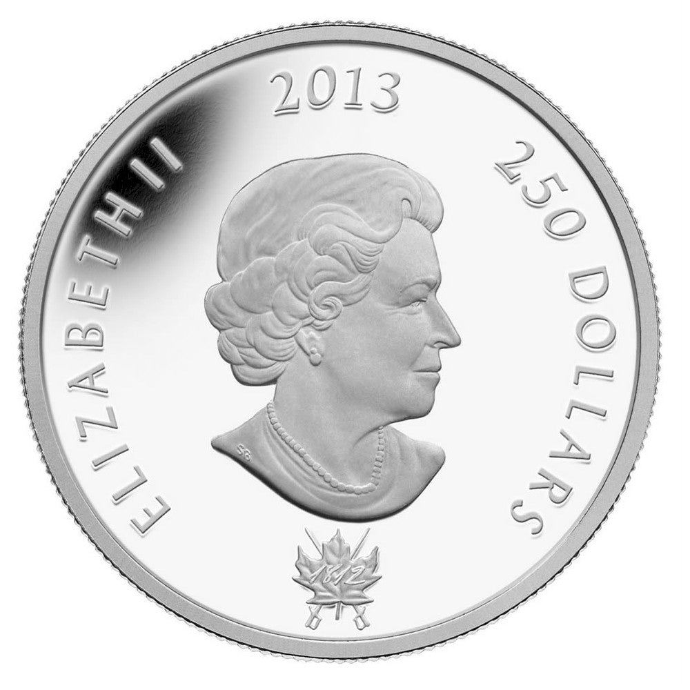 2013 Canada $250 Battle of Chateauguay Fine Silver Kilo (No Tax)