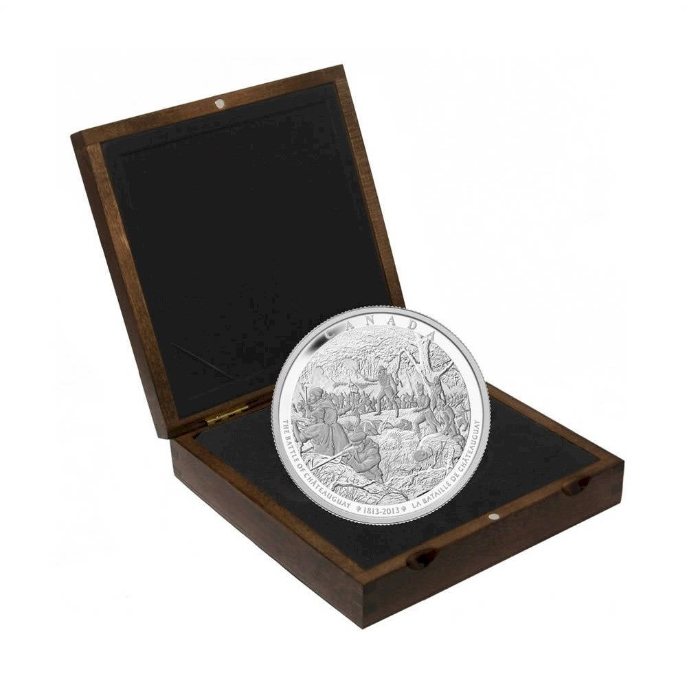 2013 Canada $250 Battle of Chateauguay Fine Silver Kilo (No Tax)
