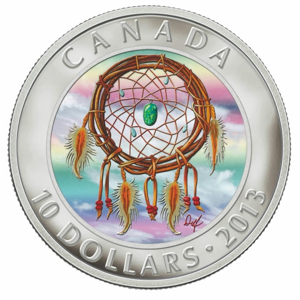 2013 Canada $10 Dreamcatcher Fine Silver Coin (TAX Exempt)