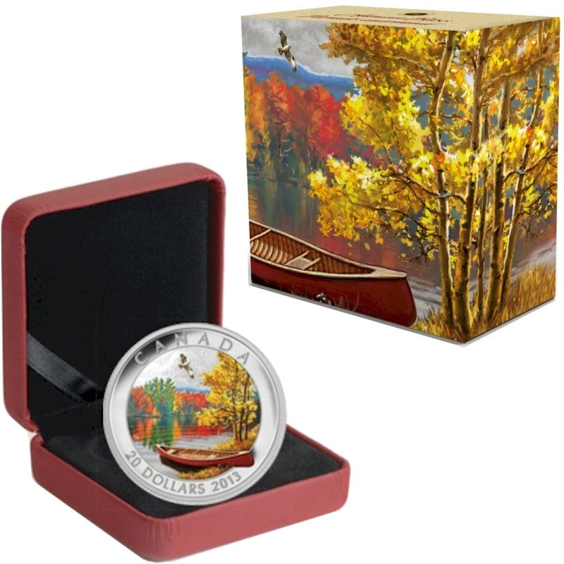 2013 Canada $20 Autumn Bliss Fine Silver Coin (TAX Exempt)