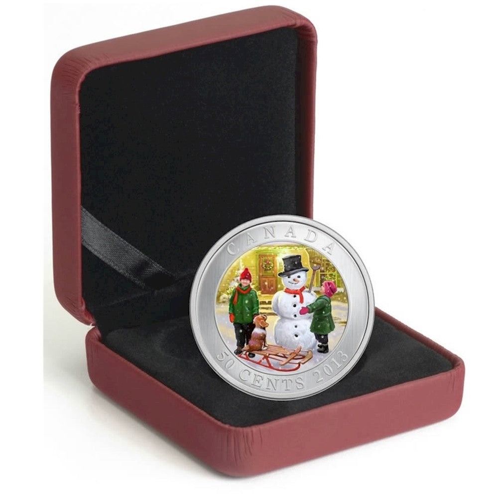 2013 Canada 50-cent Snowman Lenticular Coin