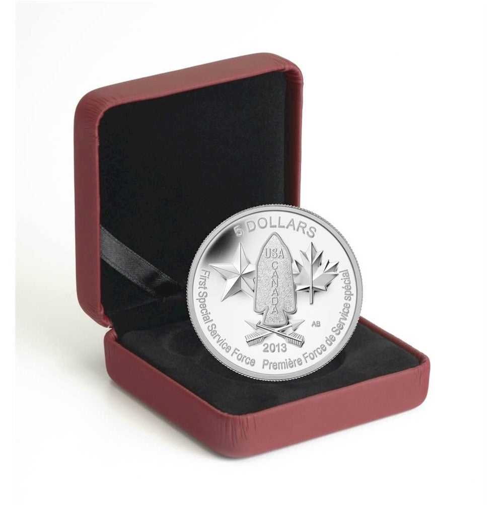 2013 Canada $5 Devil's Brigade Fine Silver Coin (TAX Exempt)