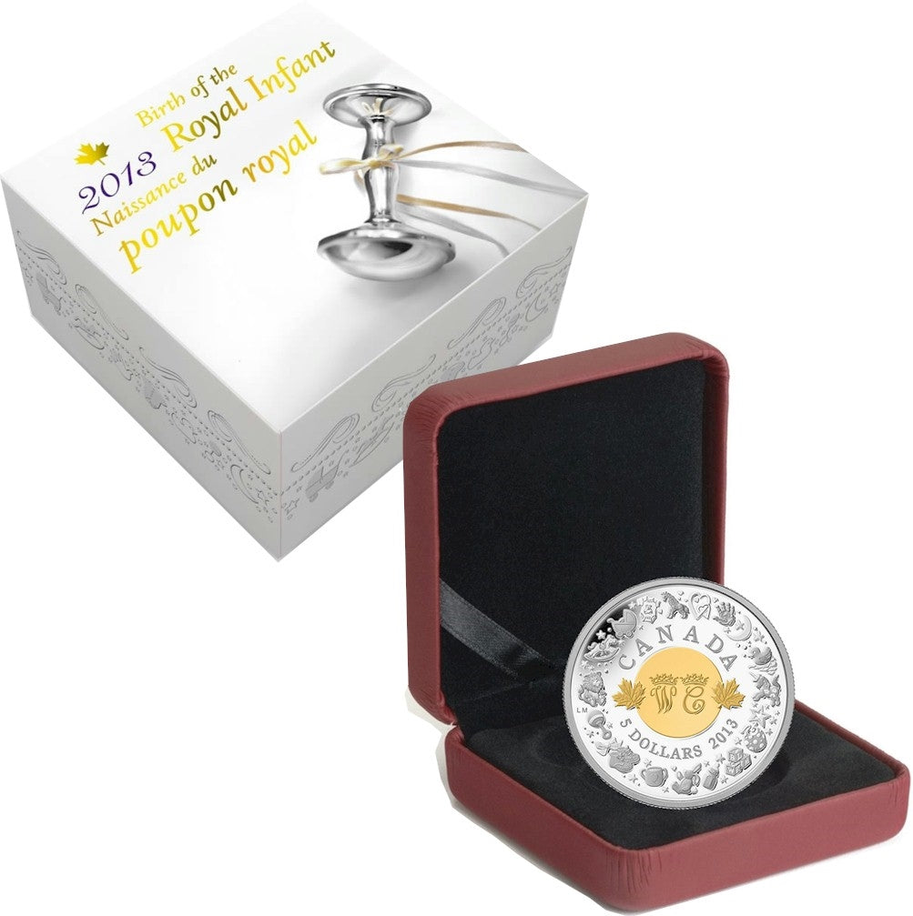 2013 Canada $5 Royal Infant Toys Fine Silver (No Tax)