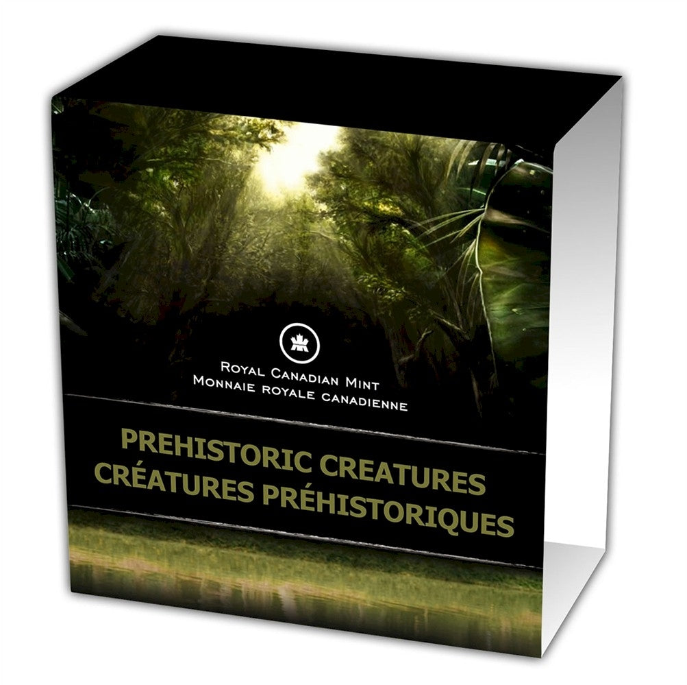 2014 Canada 25-cent Prehistoric Creatures - Tiktaalik Glow In The Dark
