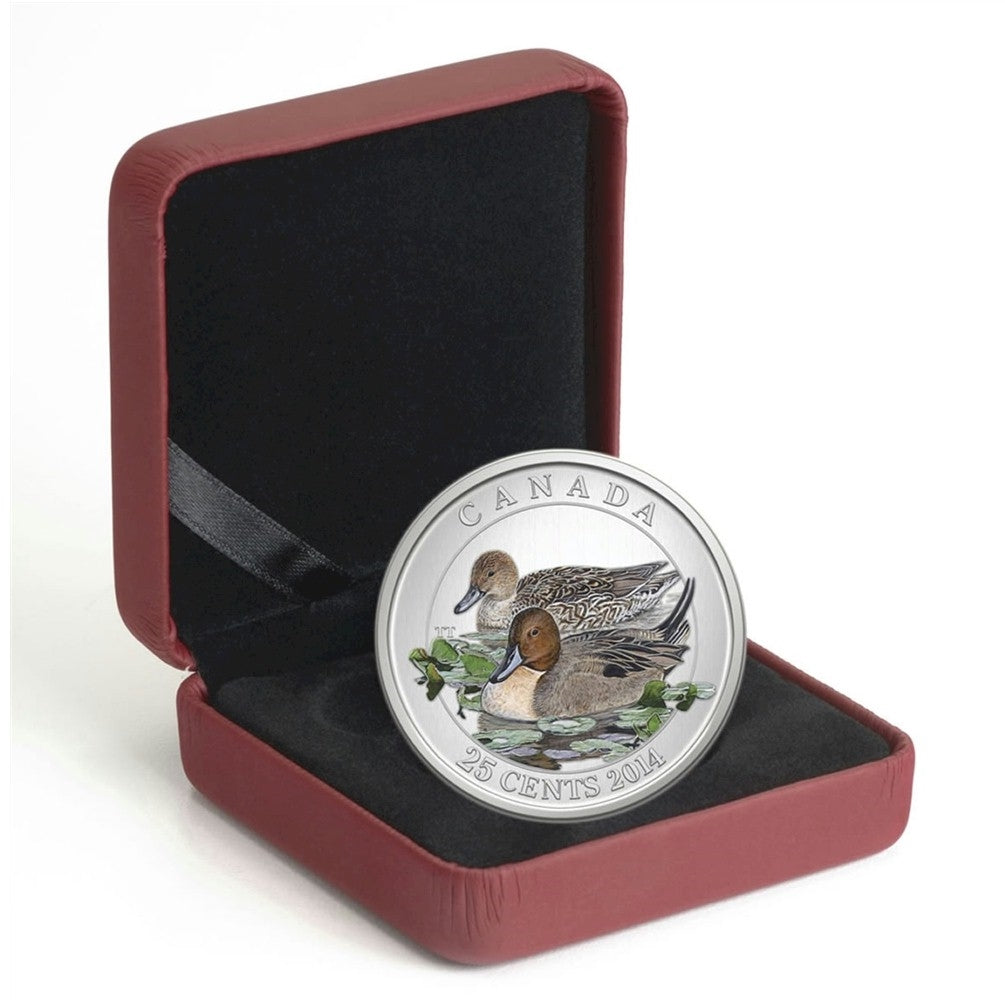 2014 Canada 25-cent Ducks of Canada - Pintail Duck