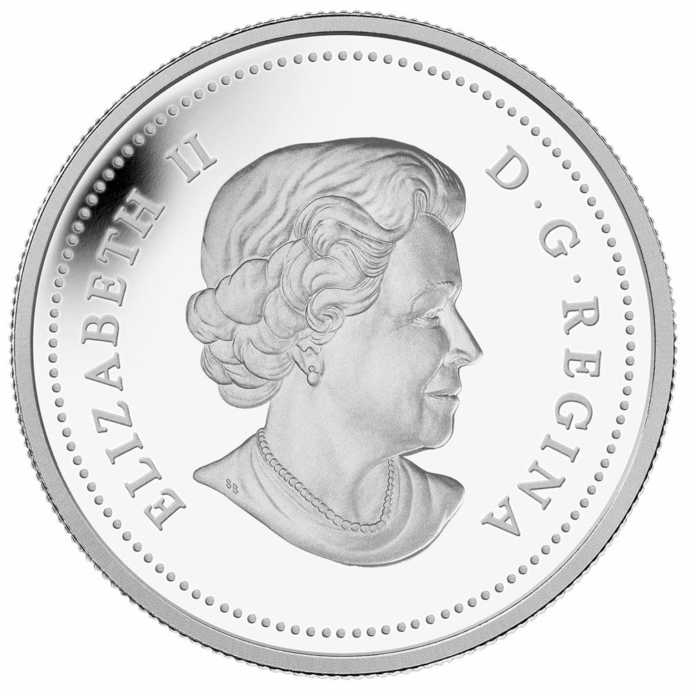 2014 Canada $20 The Bison: A Family at Rest (#4) Fine Silver (No Tax)