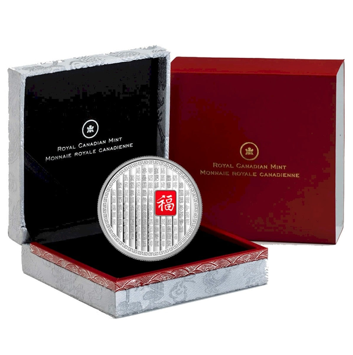 2014 Canada 50-cent 100 Blessings of Good Fortune Silver Plated