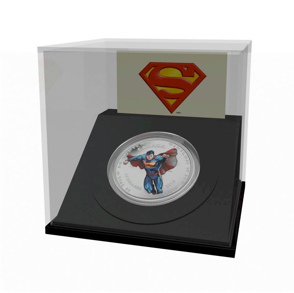2013 Canada $15 Modern Day Superman 1/2oz. Fine Silver (No Tax)