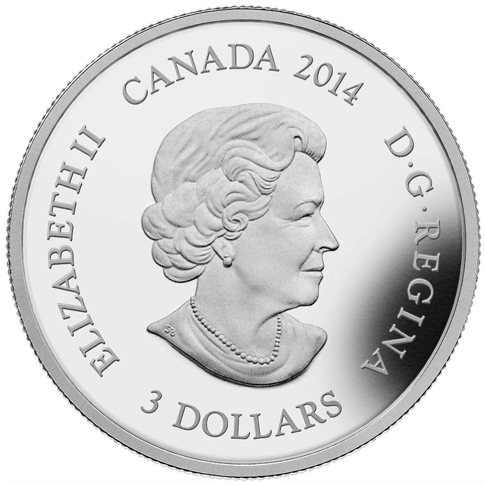 2014 Canada $3 Jewel of Life Fine Silver Coin