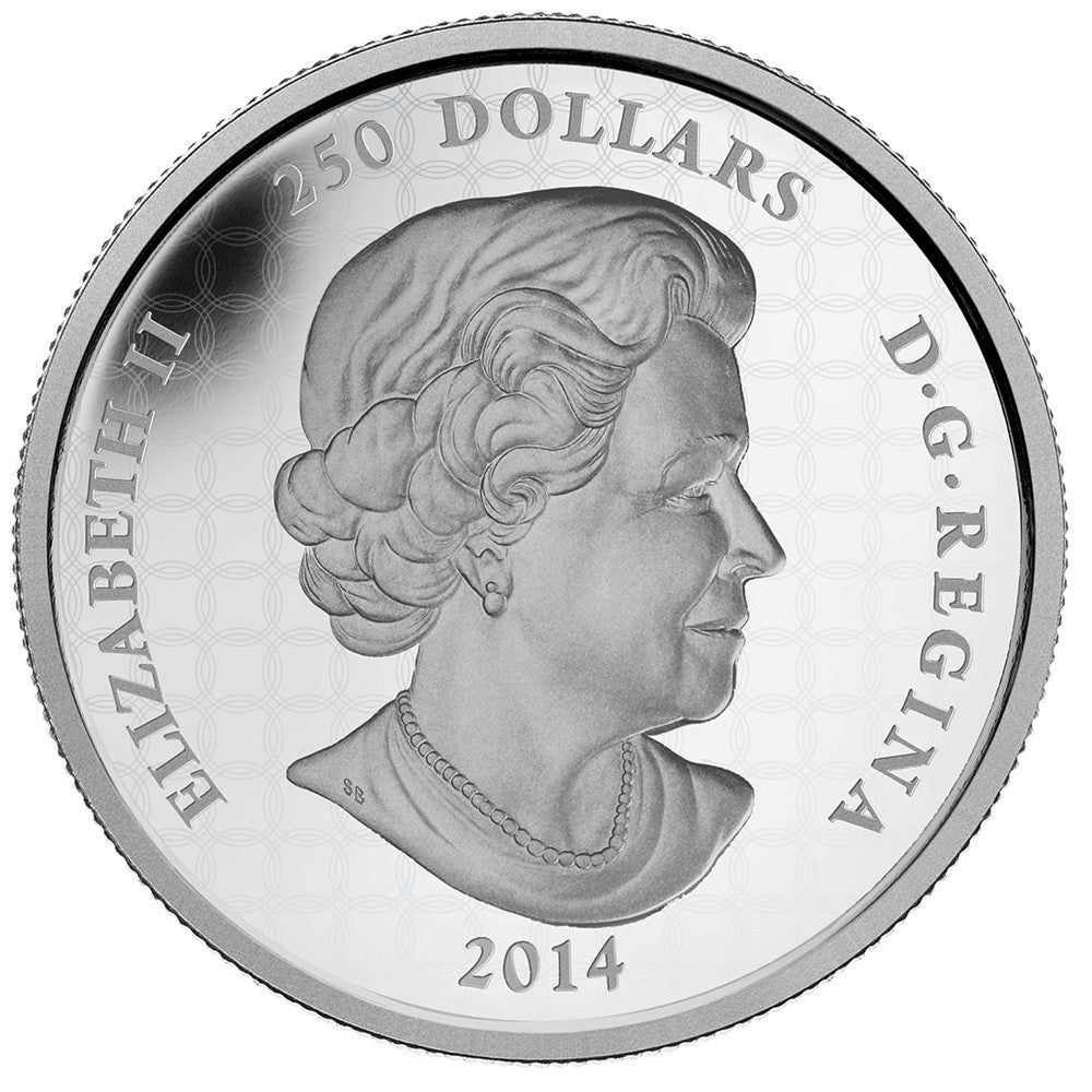 2014 Canada $250 In The Eyes Of The Snowy Owl Silver Kilo (No Tax)