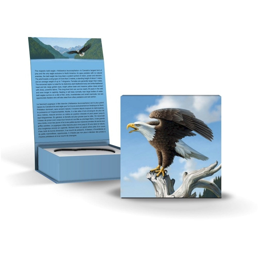 2014 Canada $100 Majestic Bald Eagle ($100 for $100) Fine Silver (No Tax)