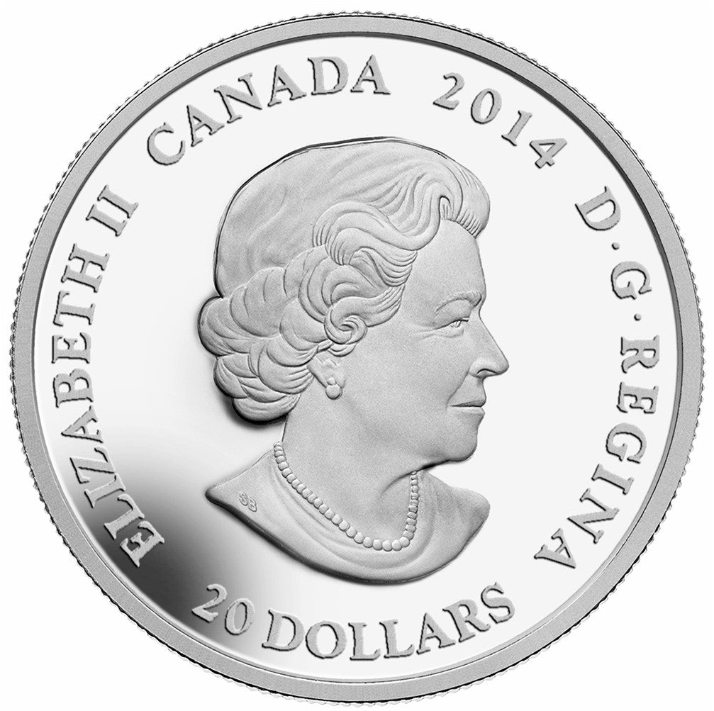 2014 Canada $20 Maple Leaf Impression (#2) Fine Silver (No Tax)