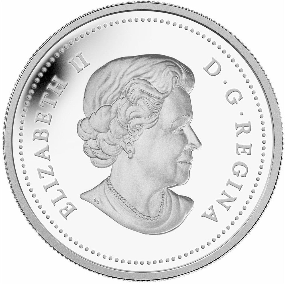 2014 Canada $20 Red Trillium with Crystal Dew Drops #5
