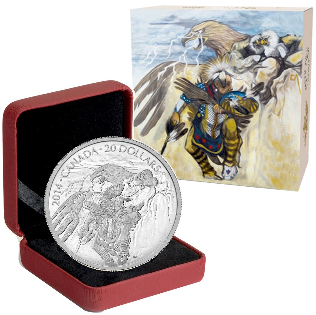 2014 Canada $20 Nanaboozhoo & the Thunderbird's Nest Fine Silver (No Tax)