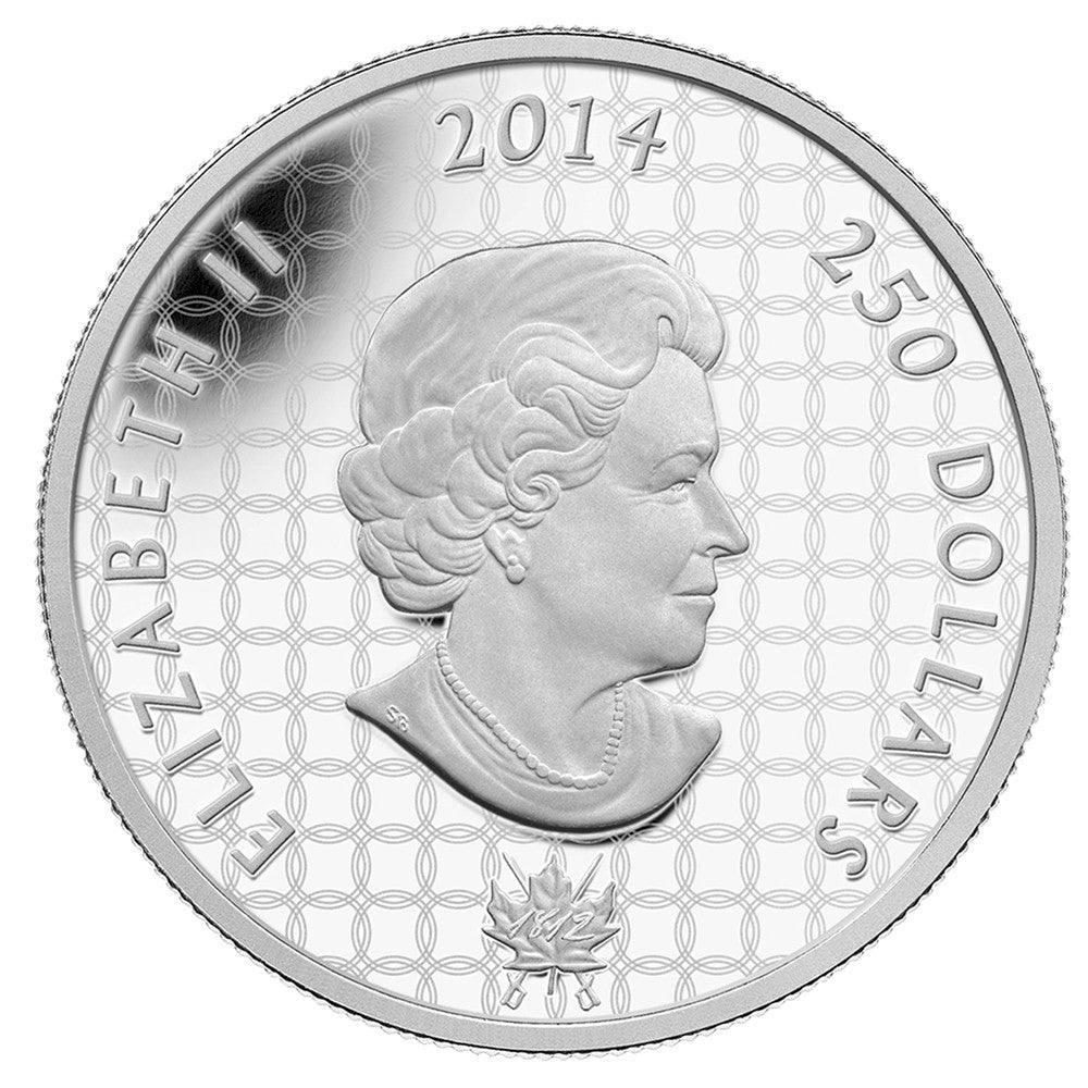 2014 Canada $250 Battle of Lundy's Lane Fine Silver Kilo (No Tax)