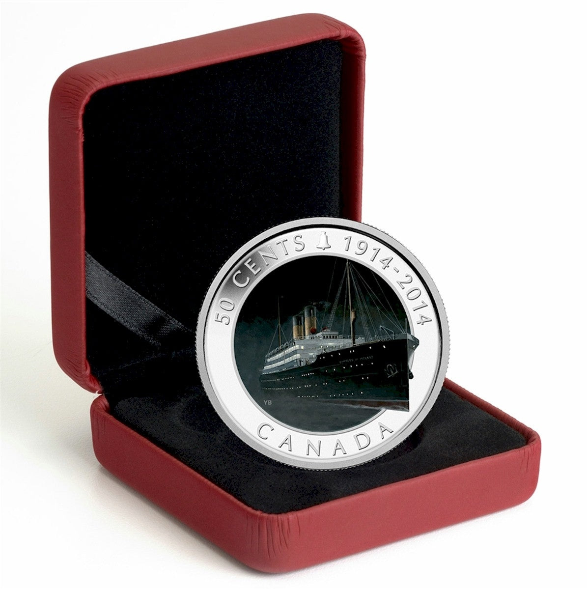 2014 Canada 50-cent Lost Ships - RMS Empress of Ireland Silver Plated