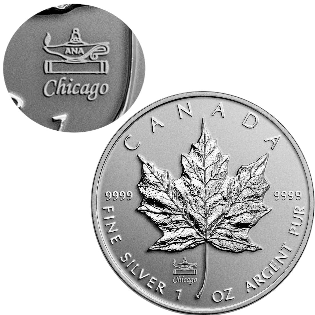 2014 Canada $5 with ANA Privy Mark Fine Silver (No Tax)