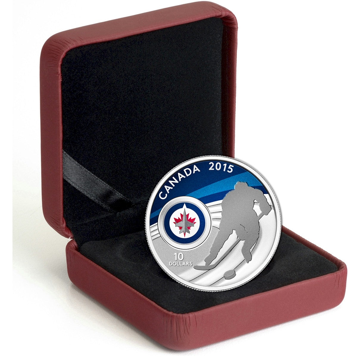 2015 Canada $10 Winnipeg Jets Fine Silver Coin (TAX Exempt)