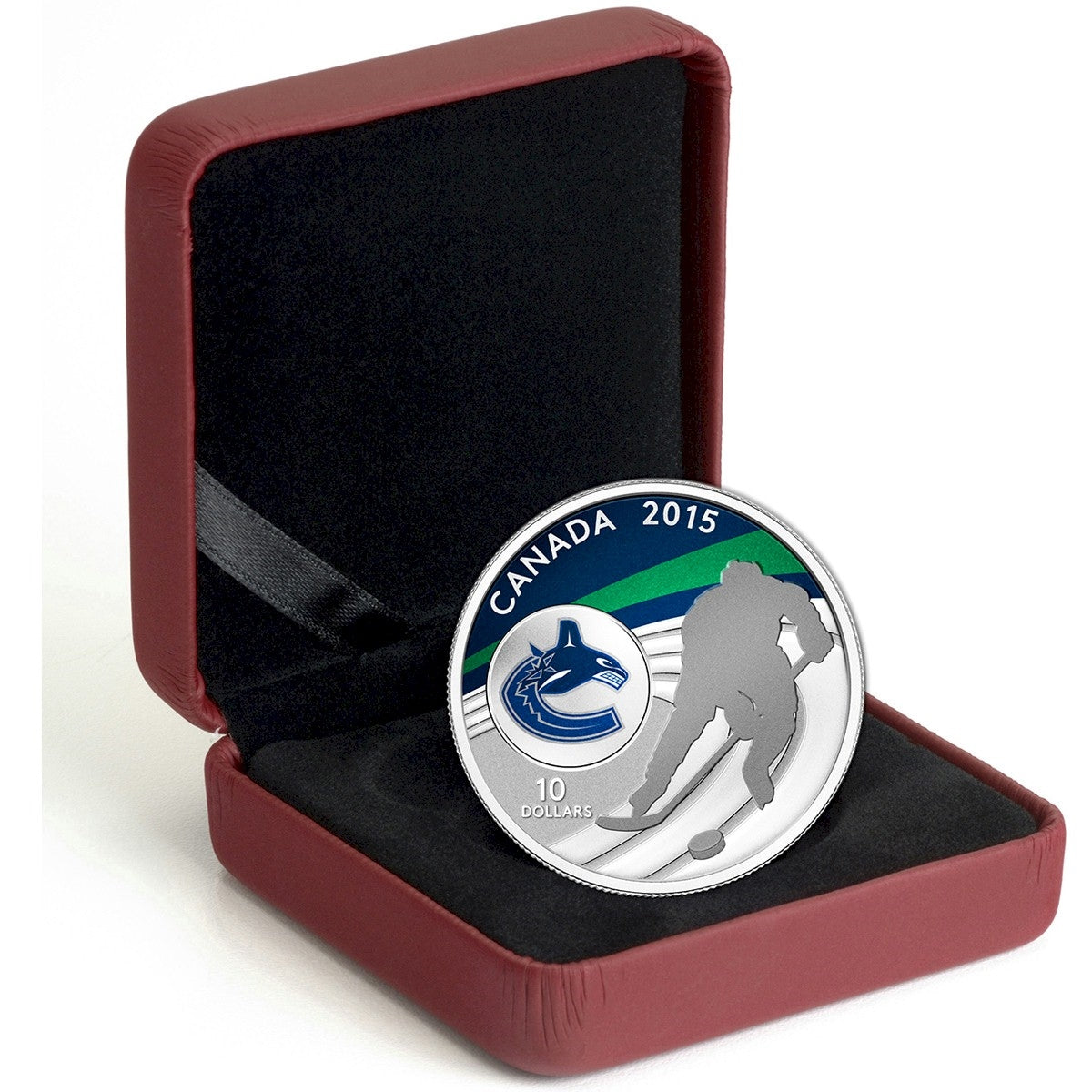 2015 Canada $10 Vancouver Canucks Fine Silver (TAX Exempt)
