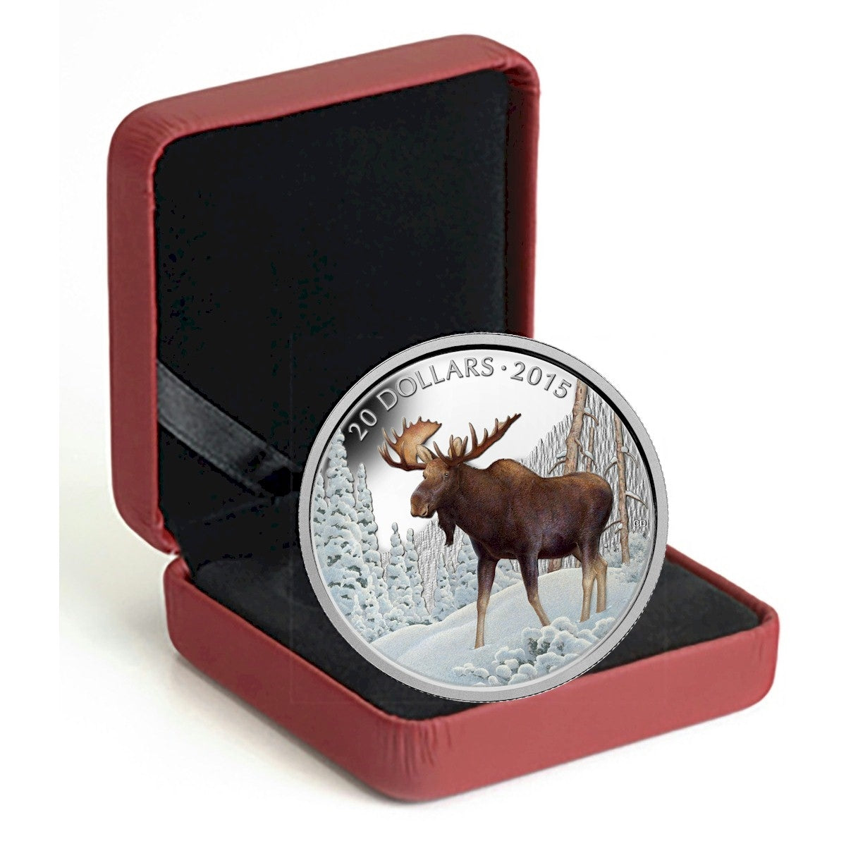 2015 Canada $20 The Majestic Moose Fine Silver (No Tax)