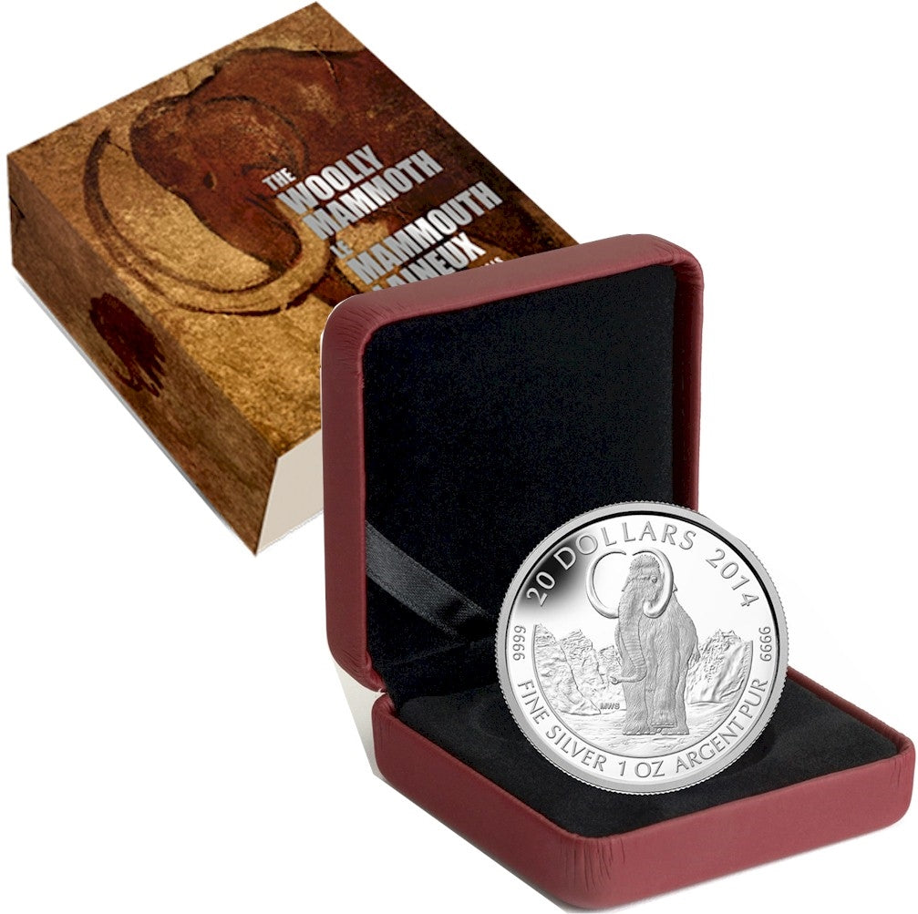 2014 Canada $20 Prehistoric Animals - The Woolly Mammoth (TAX Exempt)