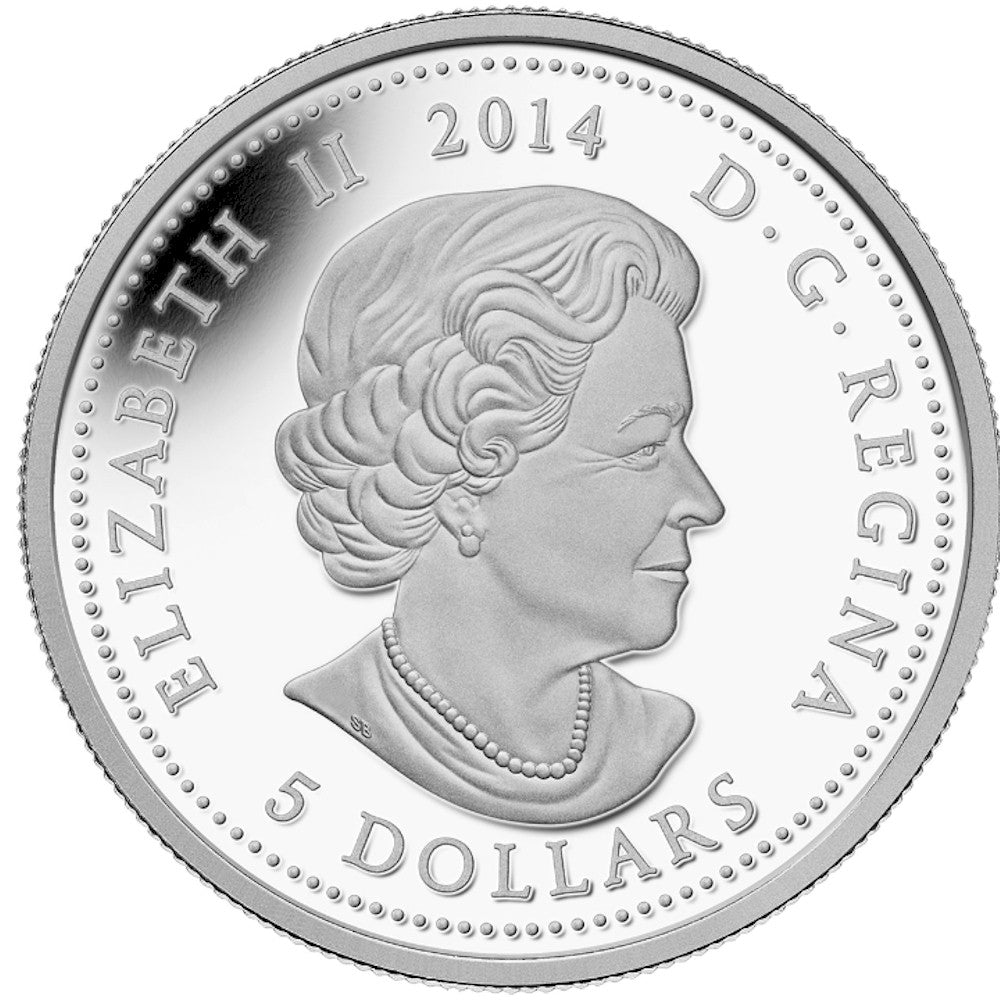 2014 Canada $5 Princess to Monarch Fine Silver (No Tax)