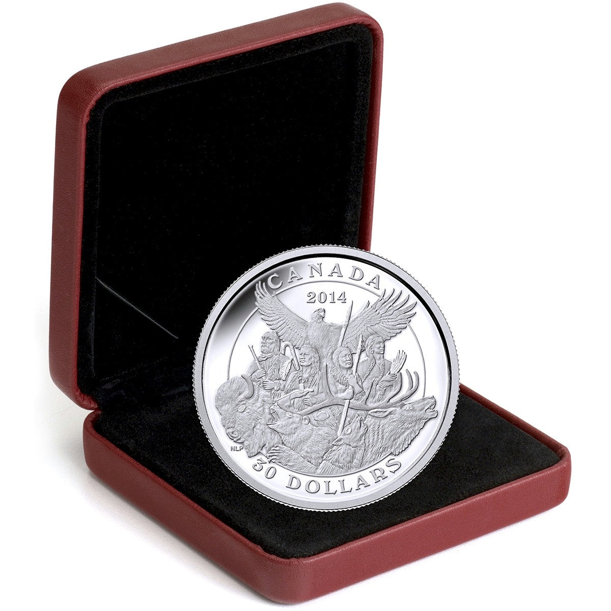 2014 Canada $30 National Aboriginal Veterans Monument (TAX Exempt)