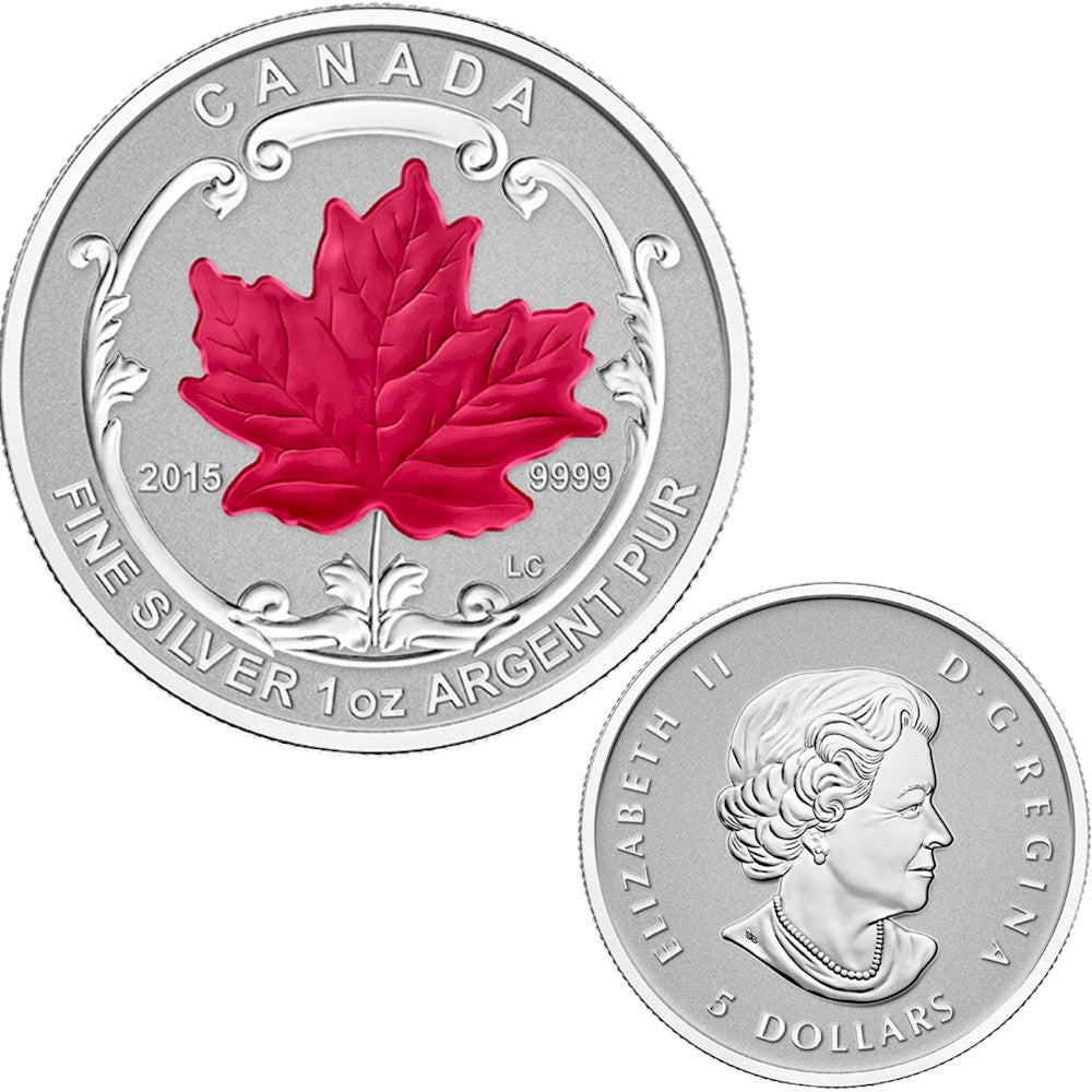 2015 Canada The Maple Leaf Fine Silver Fractional Set (No Tax)