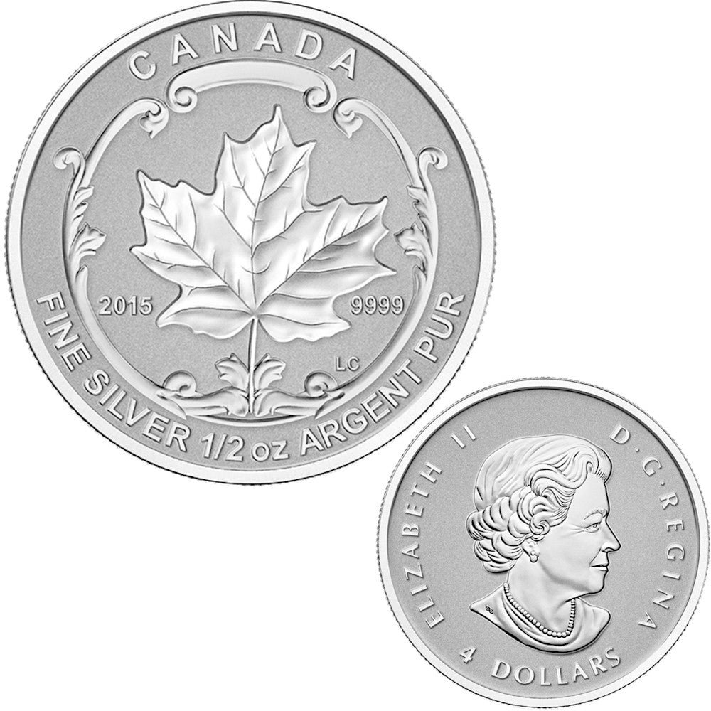 2015 Canada The Maple Leaf Fine Silver Fractional Set (No Tax)