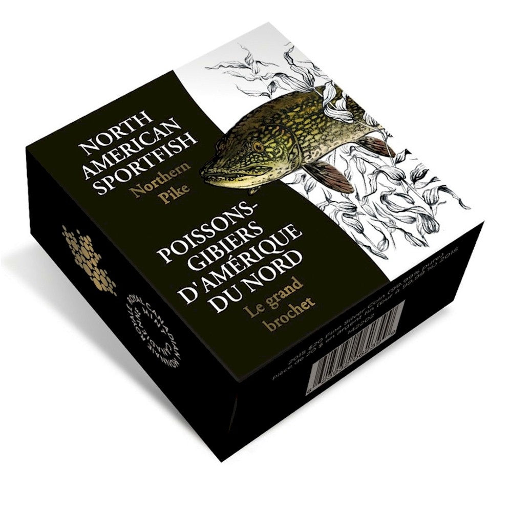 2015 Canada $20 North American Sportfish - Northern Pike Fine (No Tax)