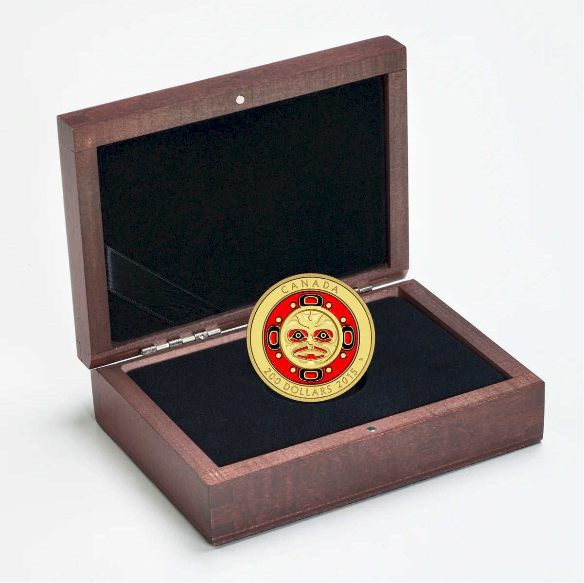 2015 Canada $200 Singing Moon Mask 1 oz. Pure Gold Coin (TAX Exempt)