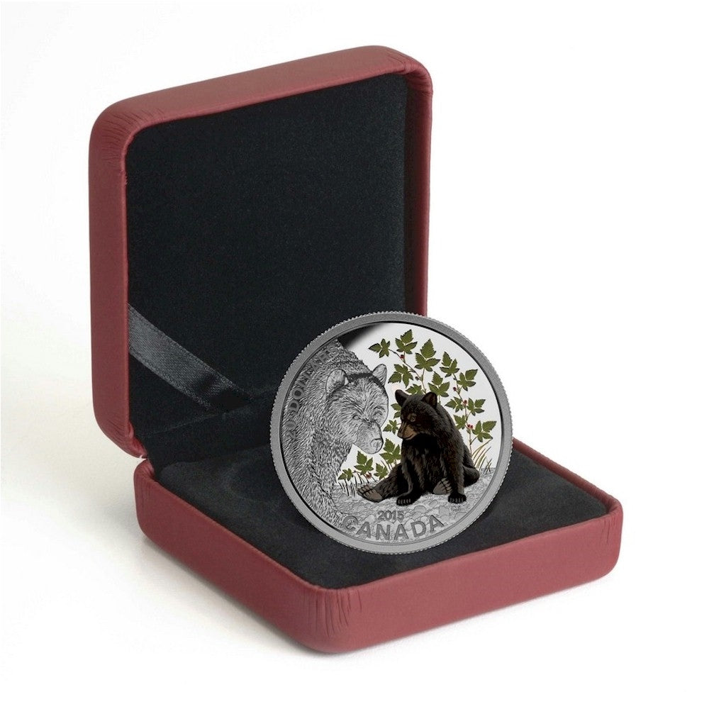 2015 Canada $20 Baby Animals - Black Bear Fine Silver (No Tax)