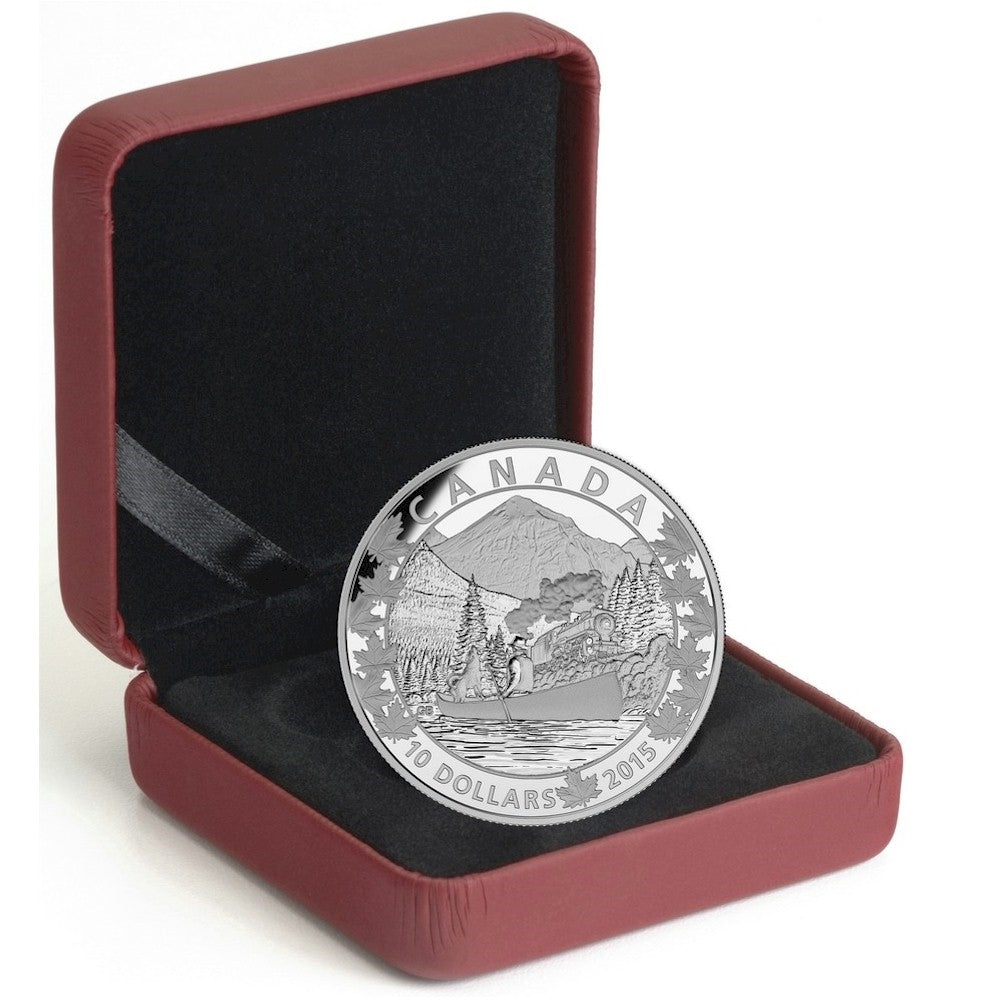 2015 $10 Canoe Across Canada - Magnificent Mountains (TAX Exempt)