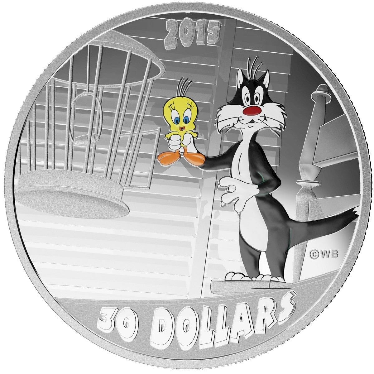 RDC 2015 Canada $30 Looney Tunes Classic Scenes - Birds Anonymous (No Tax) Lightly Toned