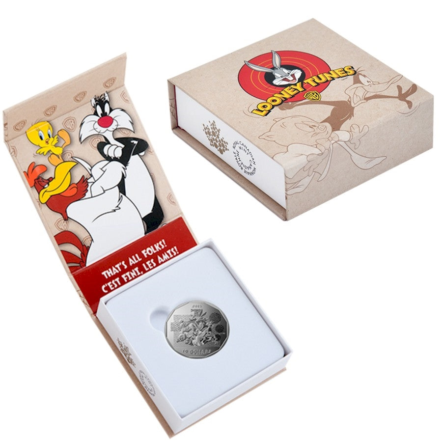 2015 Canada $10 Looney Tunes - "That's All, Folks!" (No Tax)