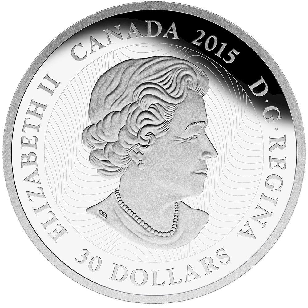 2015 Canada $30 Moonlight Fireflies Fine Silver (No Tax)