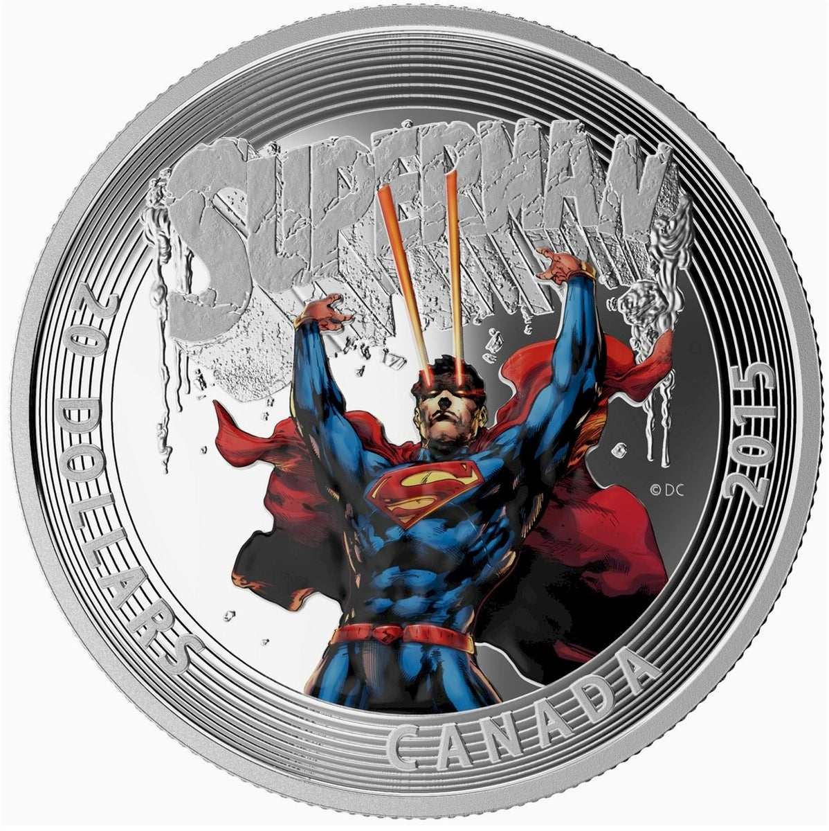 2015 Canada $20 Iconic Superman: Superman #28 (2014) TAX Exempt