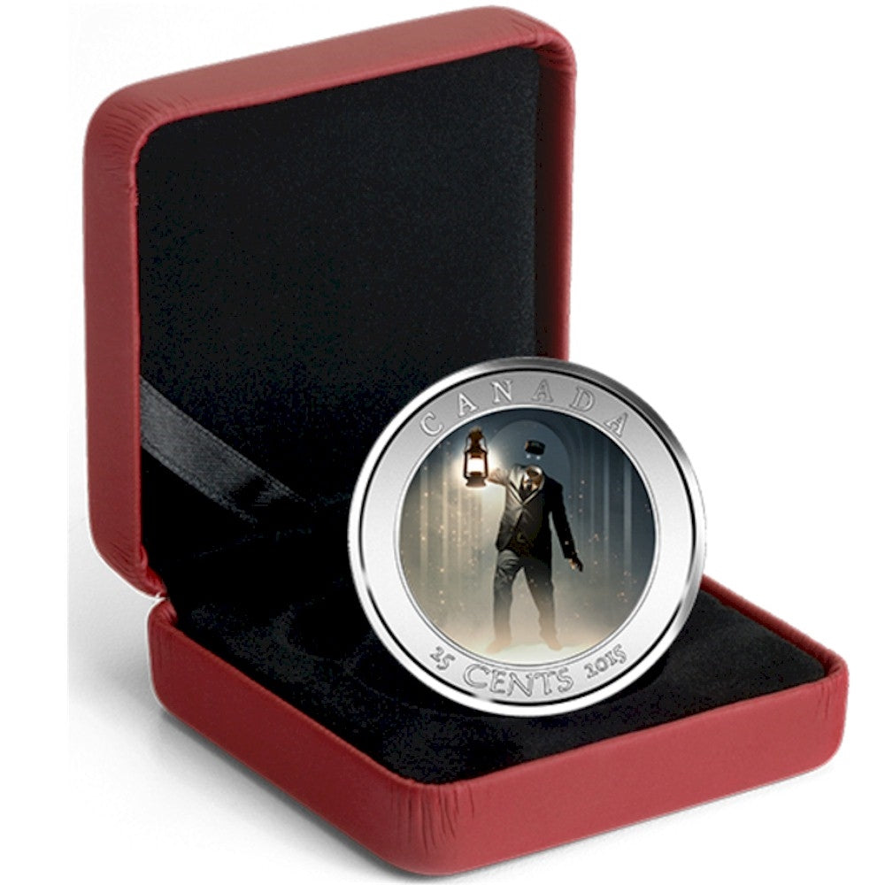 2015 Canada 25-cent Haunted Canada - Brakeman Lenticular Coin