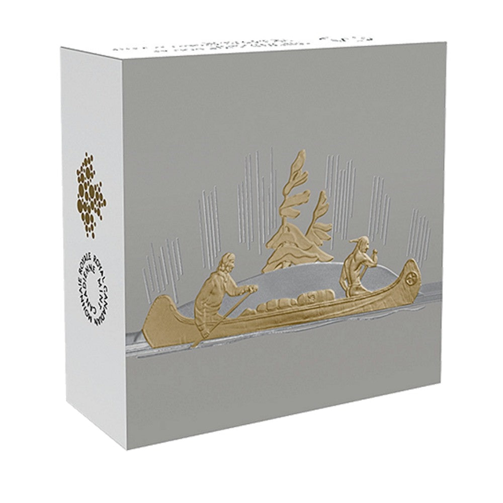 2015 Canada $1 The Voyageur Renewed Silver Dollar Fine Silver (No Tax)