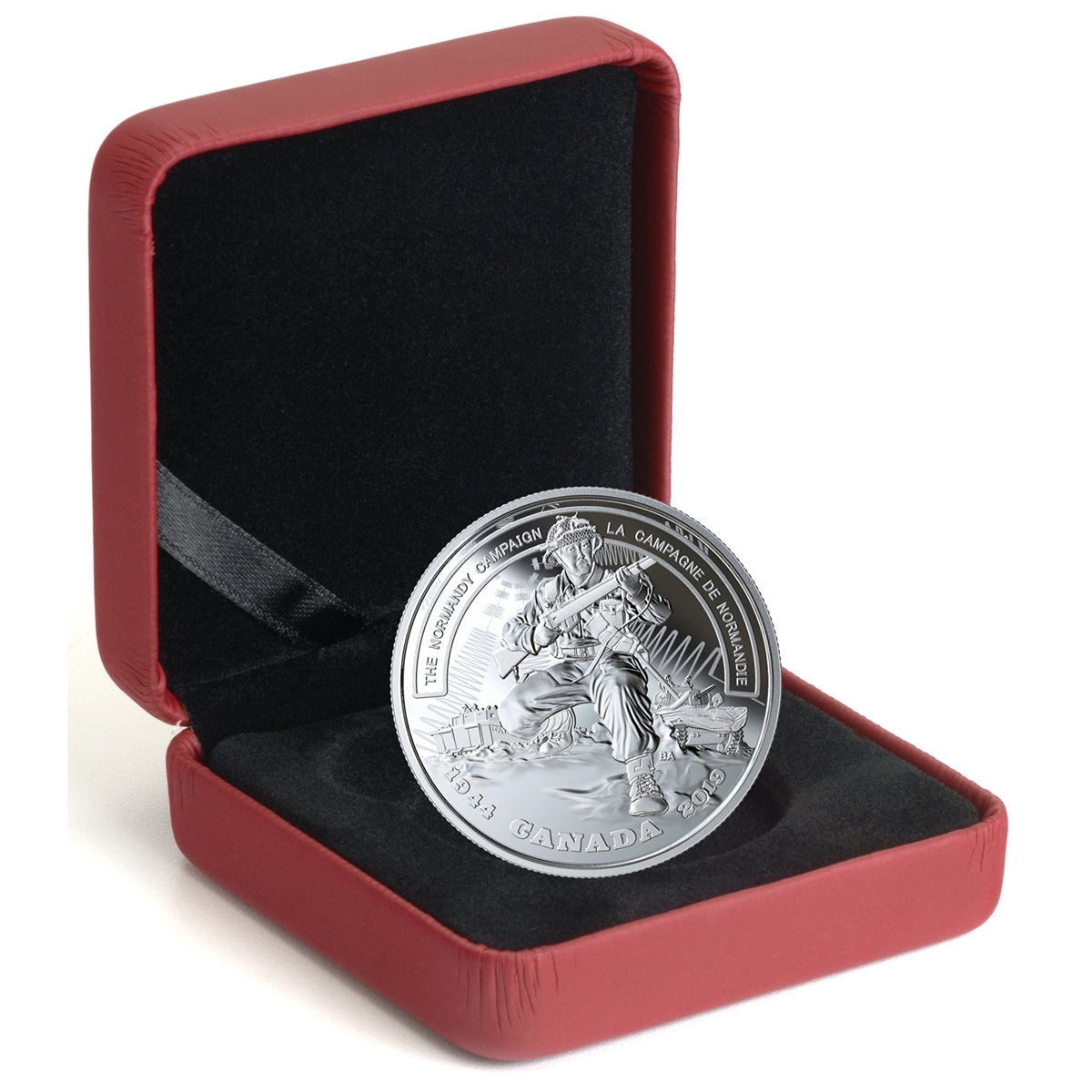 2019 Canada $20 WWII Battlefront Series - The Normandy Campaign Fine Silver (No Tax)