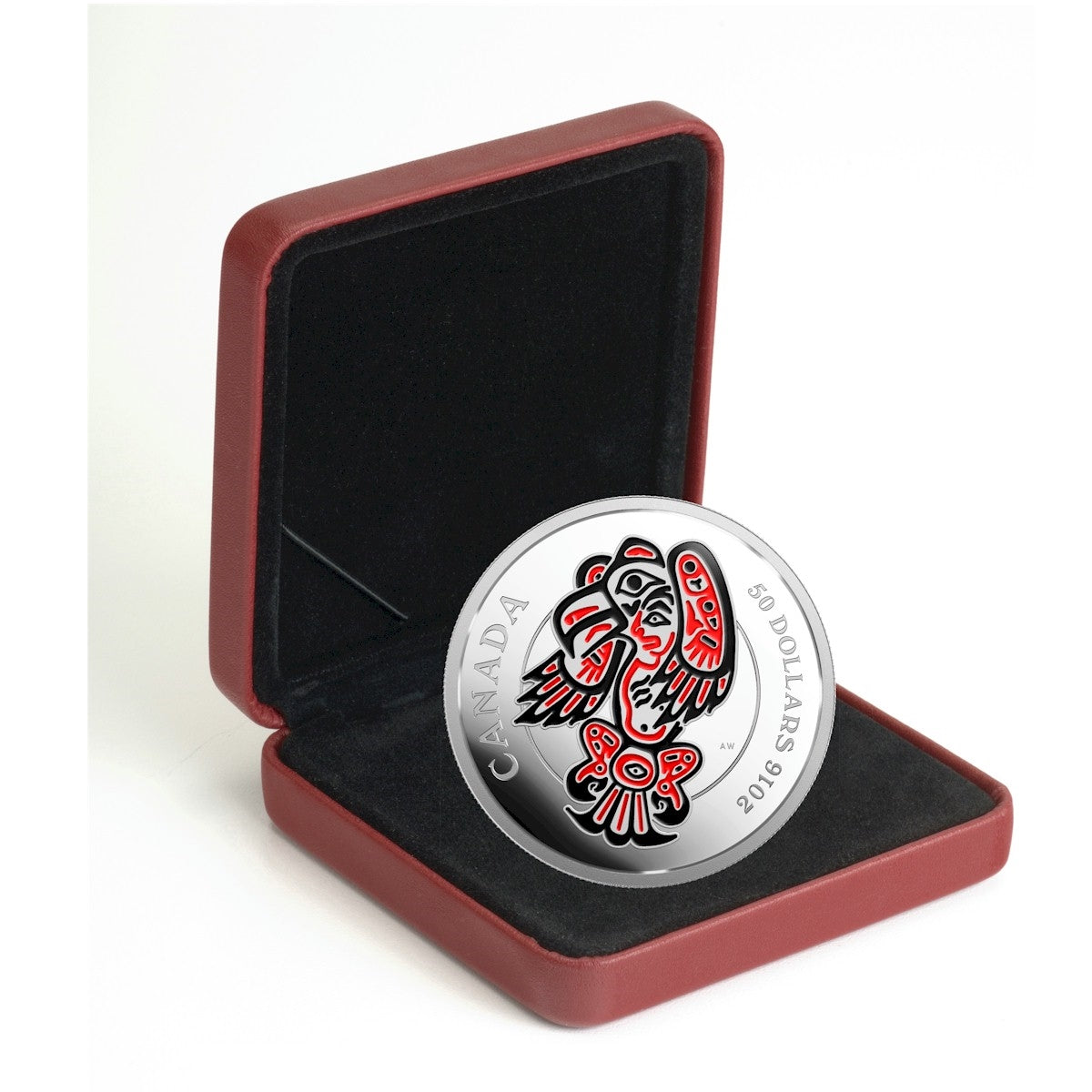 2016 Canada $50 Mythical Realms of the Haida - Eagle 5oz. Silver (No Tax)