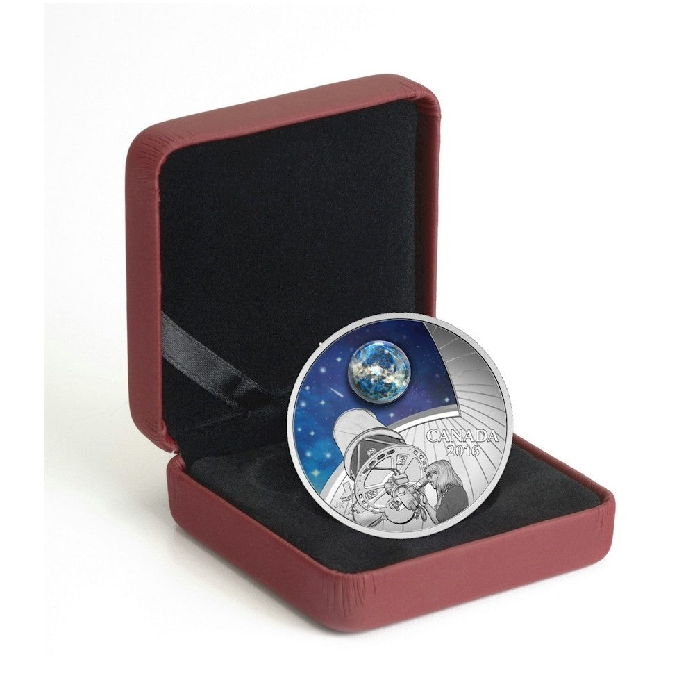 2016 Canada $20 The Universe Glass with Opal Glow-In-Dark Silver Coin