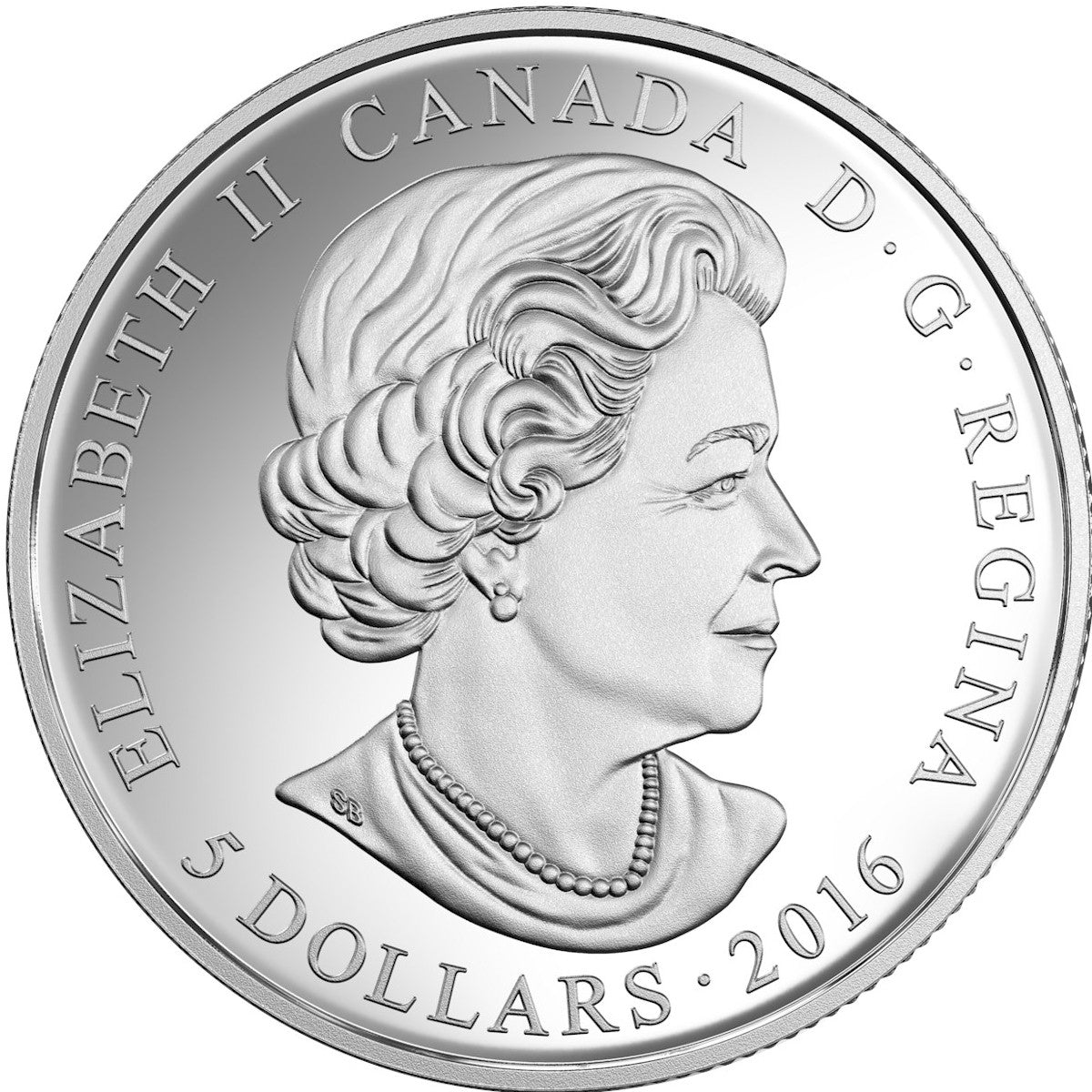 2016 Canada $5 Birthstones - March Fine Silver Coin