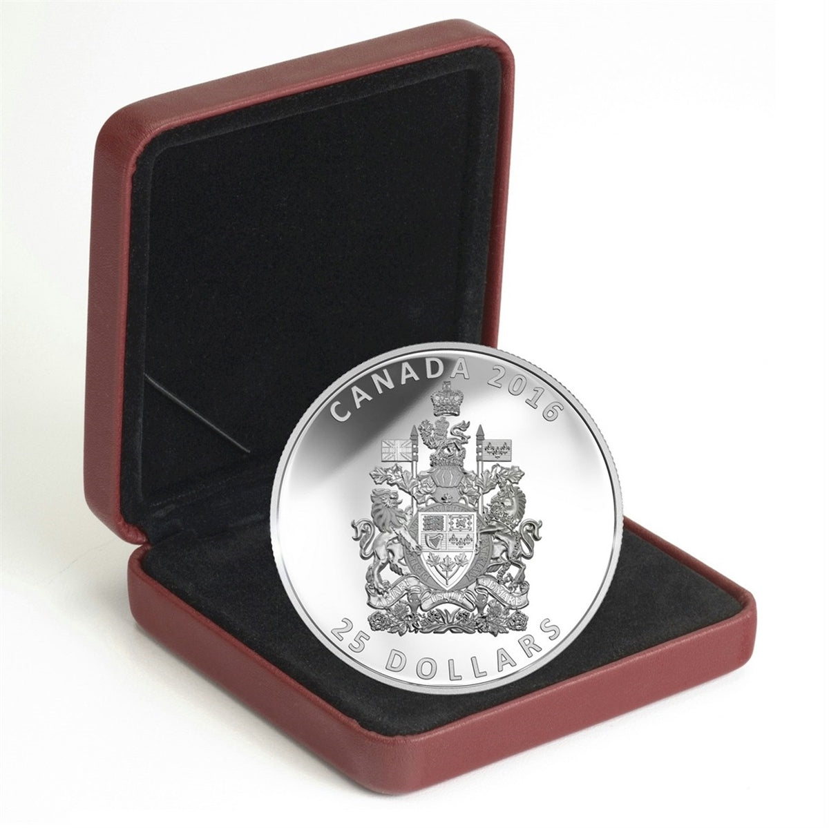 2016 Canada $25 Piedfort - Canadian Coat of Arms Fine Silver (No Tax)
