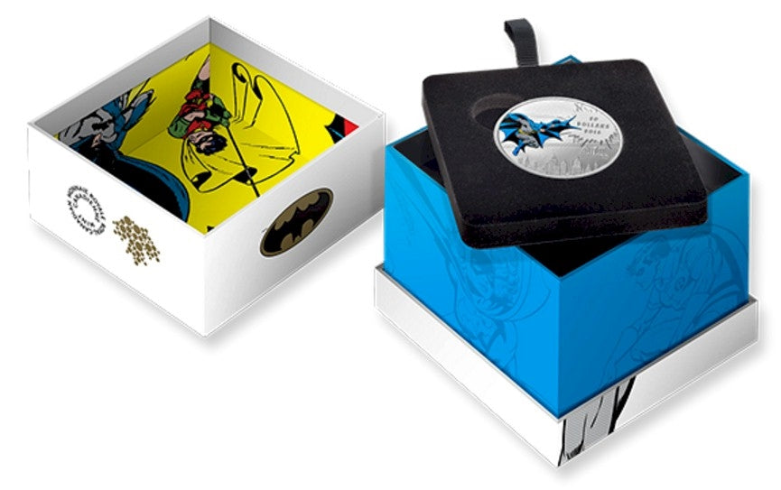 2016 Canada $20 DC Comics Originals - The Dark Knight Silver (No Tax)