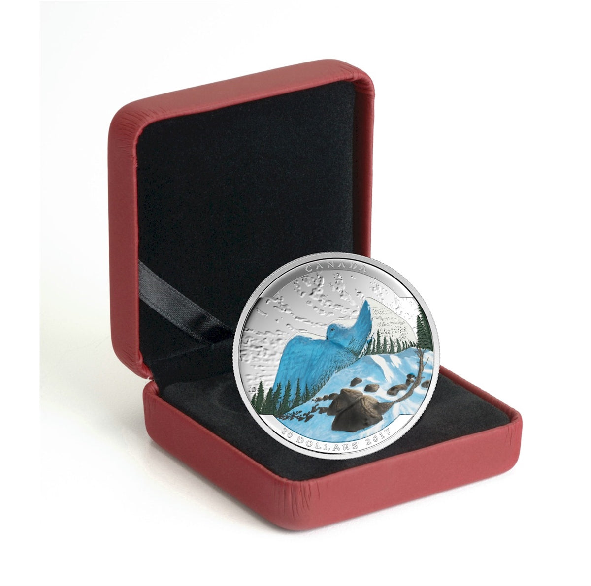 2017 Canada $20 Landscape Illusion - Snowy Owl Fine Silver (No Tax)