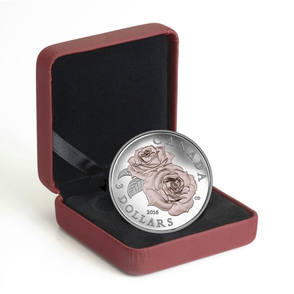2016 Canada $3 Queen Elizabeth Rose Fine Silver (No Tax)